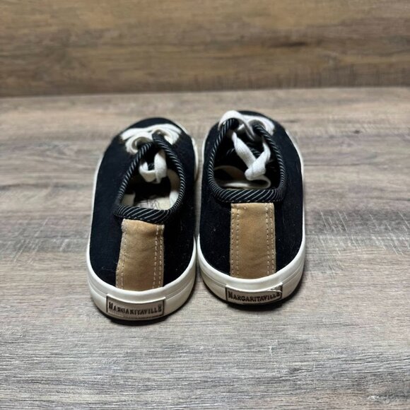 Margaritaville Black Canvas Sneakers Women's Size 7.5 - Picture 3 of 7